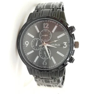 Elegante Business Luxus schwarze Herren Analog Quarz Armbanduhr Luxus Uhr 300908 - Picture 1 of 4
