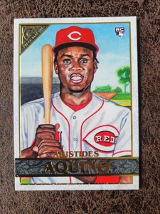 2020 Topps Gallery #3 Aristides Aquino Rookie Card Reds RC