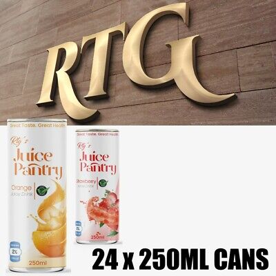 RTG's Juice Pantry 24 X 250ML Orange And Strawberry Flavours • 48$