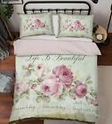3D Purple Peony A0157 Bed Pillowcases Quilt Duvet Cover Debi Coules Zoe
