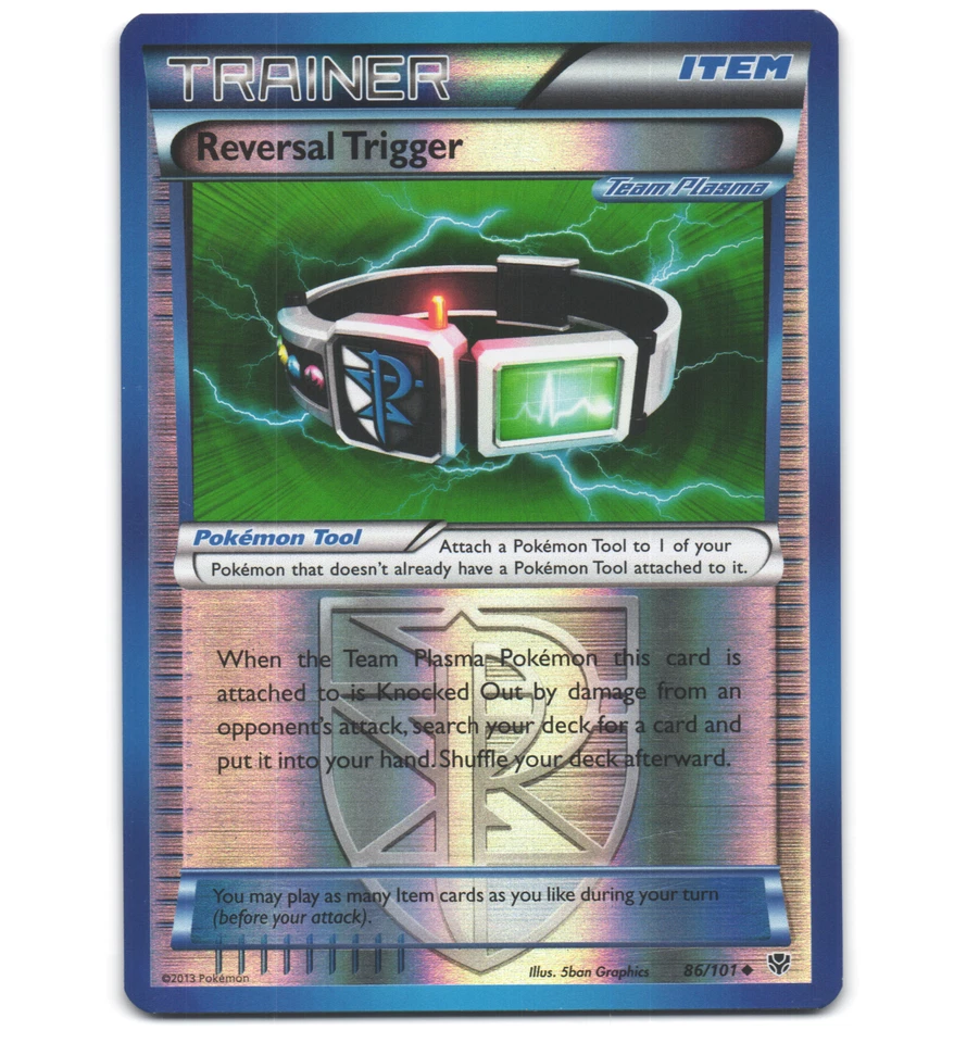 Pokemon 2013 Near Mint NM Reversal Trigger 86/101 Plasma Blast REVERSE Card - Image 1 of 1