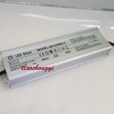 200W 6A High Power LED Light Led Driver Power Supply 20-36V Waterproof For LED - Image 1 of 3