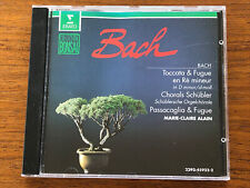 Bach: Toccata & Fugue; Chorals Schubler by Marie-Claire Alain (CD, Erato)