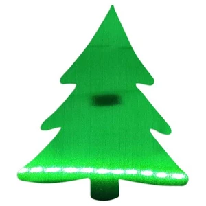 Die Cut Shape - ALBERO DI NATALE misura 2,5" e 5,0" in 12 colori metallizzati #6223 - Foto 1 di 23