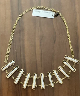 NWT BANANA REPUBLIC BIWA PEARL NECKLACE | AUREUS + ARGENT—SRP$180 - Image 1 of 3