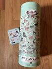 NEW RIDLEY'S CAT LOVER'S 1000 PIECE JIGSAW PUZZLE  AND NEW DECK OF CAT CARDS 