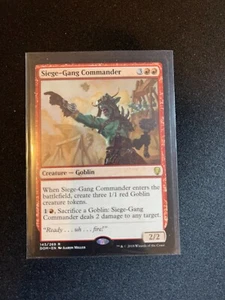 Siege-Gang Commander 143/269 Dominaria NM MTG Magic Card - Picture 1 of 1