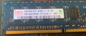ram chip 2gb 2rx8 pc3 8500e - Bild 1 von 4