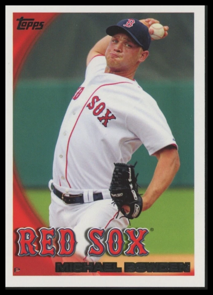 2010 Topps #499 Michael Bowden Boston Red Sox - Image 1 of 1