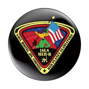 NASA Opportunity Rover Button Badge Oppy 58mm (2.25") NASA JPL Mission Patch - Picture 1 of 2