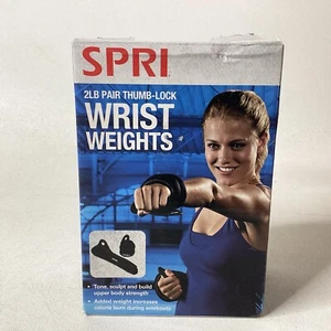 SPRI 2lb Pair Thumblock Wrist Weights - Picture 1 of 6