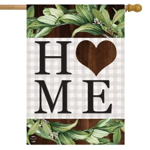 Farmhouse Home Double-Sided House Flag 28" x 40" Briarwood Lane - Picture 1 of 4