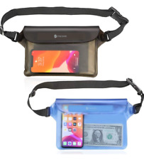 SYNCWIRE Waterproof Pouch Bag with Adjustable Waist Strap (2 Pack)  IP68