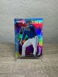 2014 Topps Finest Marcus Stroman Magenta Rookie RC Refractor /15 #90 Blue Jays - Picture 1 of 1