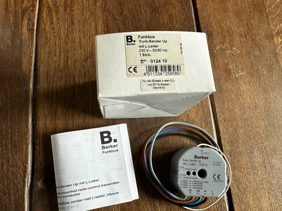 Berker Funk Sender Up 124 10 Gira und Jung kompatibel *1 - Bild 1 von 4