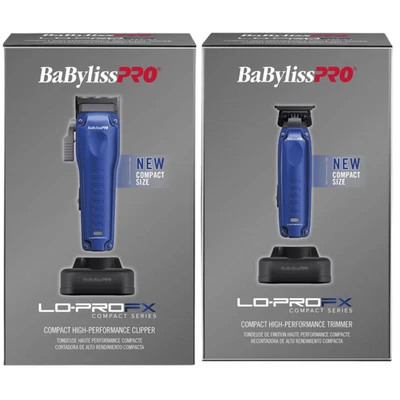 BaByliss PRO COMPACT FXONE Lo-PRO FX  Blue Clipper & Trimmer COMBO | BRAND NEW - Image 1 of 4