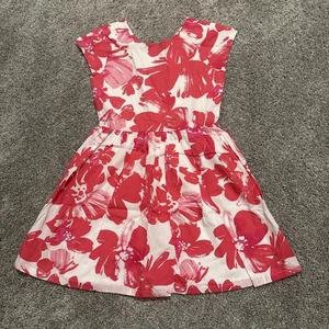 Gymboree Girls Beautiful Pink Floral Print Size 10 Ages 8-9 Dress - Picture 1 of 4