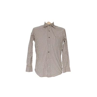 Camisa de vestir marrón a cuadros Banana Republic para hombre Foto 1 de 4