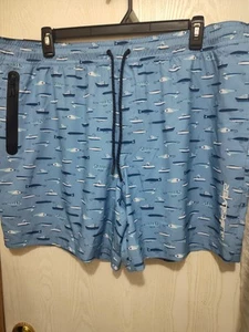 Quicksilver Swim Trunks Mens XXL blue Sail 7'' Swim Board NWT Free Shipping - Picture 1 of 7
