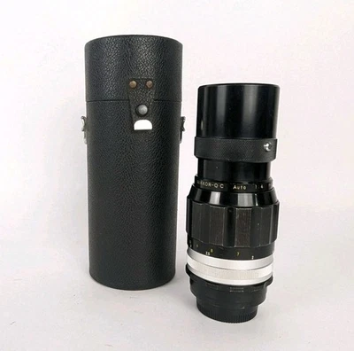 ВИНТАЖНЫЙ ОБЪЕКТИВ NIKON NIKKOR-Q.C AUTO 200 мм f/4.0 NON-Ai F-MOUNT - Изображение 1 из 4