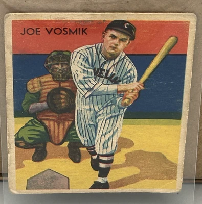 1934 Diamond Stars Baseball Joe Vosmik #8 - Ungraded - Image 1 of 2