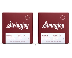 Paquete de 2 luces acústicas equilibradas Stringjoy SJ-NB1254 hechas en Nashville, TN - Imagen 1 de 2