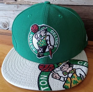 New Era Boston Celtics Cap Hat Snapback Medium-Large NBA Rare - Picture 1 of 11