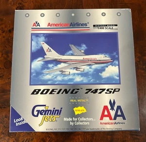 GEMINI JETS  AMERICAN AIRLINES BOEING 747SP  1/400 DIE CAST GJAAL048 - Picture 1 of 18
