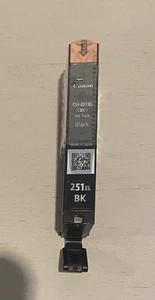 Neu Original Canon 251XL schwarze Tintenpatrone mit hoher Reichweite BK OEM KEINE BOX - Bild 1 von 2