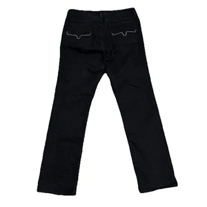 Kimes Ranch Sarah Jeans Women Size 12/30 Black High Rise Straight Medium Wash - Picture 1 of 7