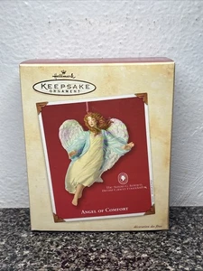 Vintage Hallmark Keepsake Ornament 2002 Angel of Comfort Porcelain Christmas - Picture 1 of 2