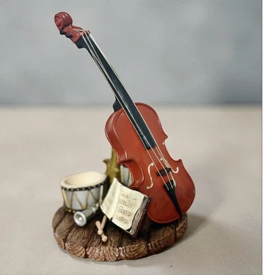 Violin Vintage Collectible Decorative Musical Table Top Display - Image 1 of 4