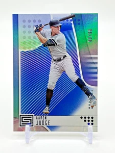 Aaron Judge 2020 Panini Chronicles Status Blue Parallel #d 80/99 NY Yankees Card - Foto 1 di 2