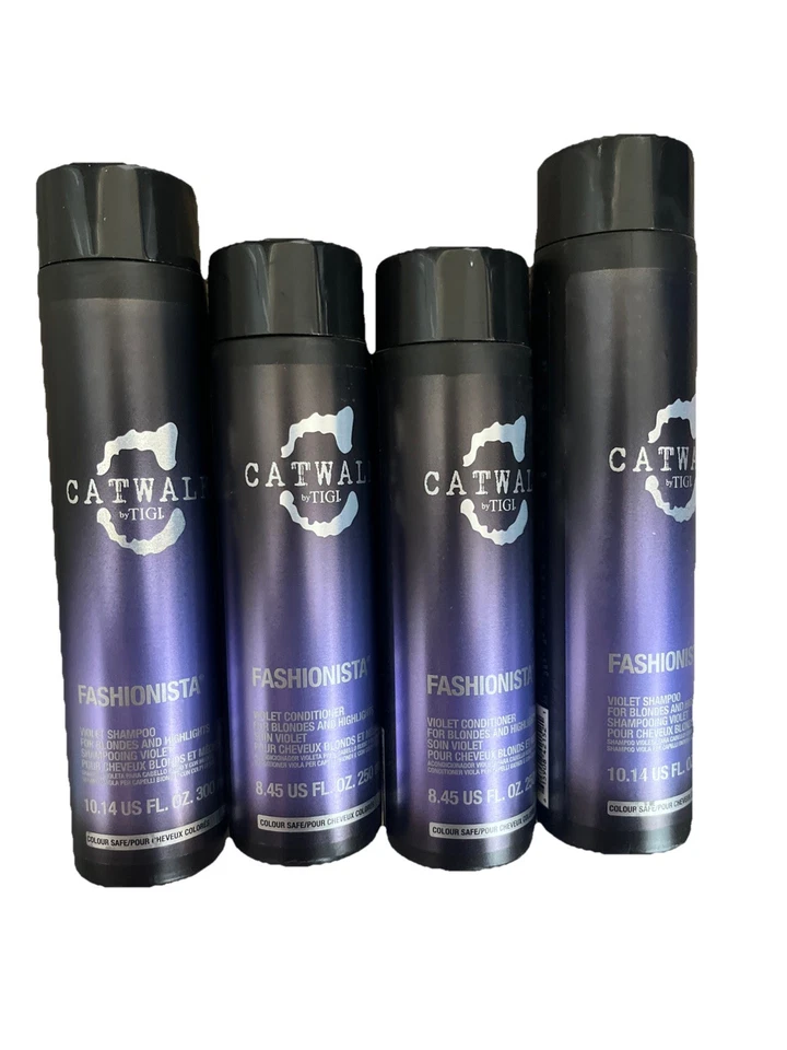 Tigi Catwalk Fashionista Violet (2) Shampoo & (2) Conditioner 10.1 Oz & 8.45 Oz - Image 1 of 2