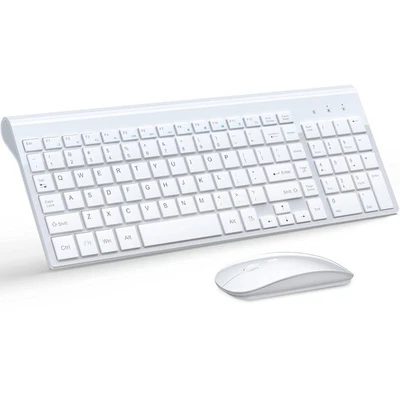 Wireless Keyboard and Mouse Ultra Slim Combo, TopMate 2.4G Silent Compact USB... - Image 1 of 4