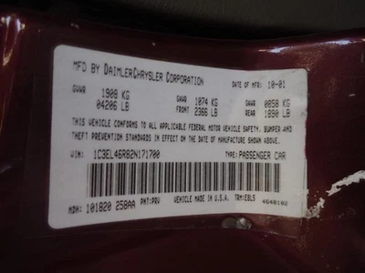 Conjunto de bomba y motor ABS usado se adapta a: conjunto Chrysler Sebring 2002 grado Sdn Foto 1 de 4