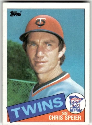 1985 Topps #577 Chris Speier Minnesota Twins Baseball - Image 1 of 2