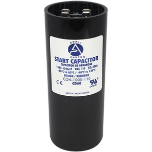 Appli Parts CON-1000-110 Motor Start Capacitor 1000-1200 MFD uF, 110-125 VAC. Un - Picture 1 of 8