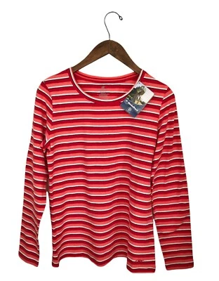 Camiseta básica de manga larga a rayas NordicTrack talla: M 95 % algodón nueva con etiquetas  Foto 1 de 4