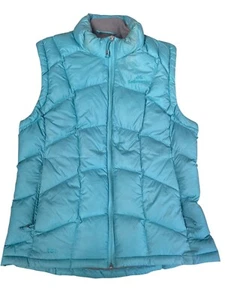 Kathmandu Duckdown 550 Puffer Vest Women's Size 12 Blue Quilted Pertex Outerwear - Picture 1 of 10