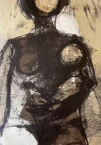 MADRE E HIJO II Robert Alan Smith ORIGINAL Artista Firmado Edición Limitada Serigrafía - Imagen 1 de 9