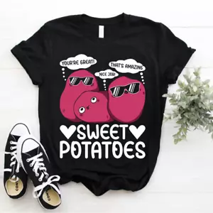 Sweet Potato Motivation Root Vegetable Camote Vegetarian T-Shirt Size S-5xl - Picture 1 of 3