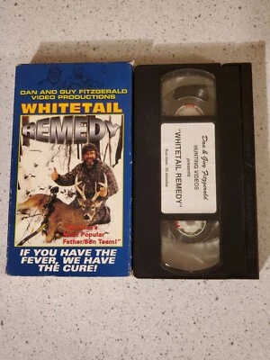 Rare Vtg VHS Hunting Videos Dan Fitzgerald Whitetail Remedy - Image 1 of 4