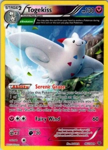 Pokemon XY - Roaring Skies #46/108 Togekiss (46 Delta) Holograma Inverso Casi Nuevo Como Nuevo - Imagen 1 de 2