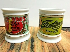 The Corner Store Porcelain Mug Collection Hills Bros., Fiebing, 1985 & 1984 Cup - Picture 1 of 10