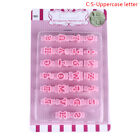 Diy Alphabet Cake Mold Letter Cookies Cutter Words Press Stamp Embossing Mould#