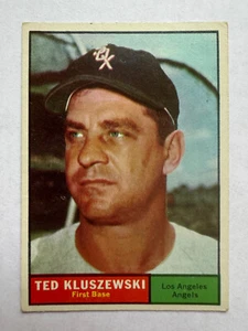 1961 Topps #65 Ted Kluszewski (bien centrado; bonito atractivo visual para ~ tarjeta en muy buena condición) - Imagen 1 de 2