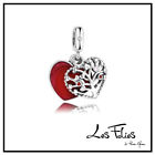 Charm Cœurs Avec Arbre de Vie en Argent 925 - Les Folies (Modèle Pandora)