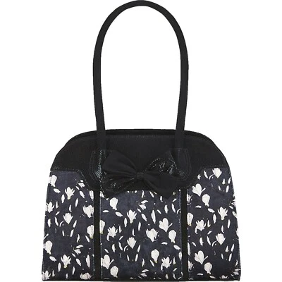 Ruby Shoo DENVER Vintage Floral BLUMEN Schleife Handbag HENKELTASCHE Rockabilly - Bild 1 von 2