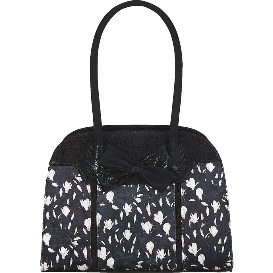 Ruby Shoo DENVER Vintage Floral BLUMEN Schleife Handbag HENKELTASCHE Rockabilly - Bild 1 von 2